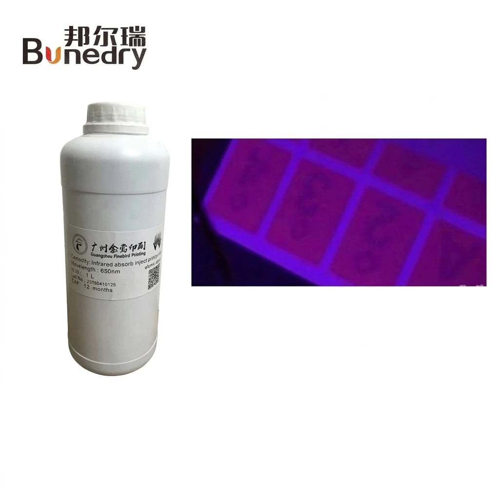 Infrared Absorb Inject Printer Ink IR880nm810nm770nm650nm/1LBottle Absorb Inject Printer Security Use  Anti-forgery