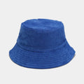 Custom Summer Terry Towel Bucket Hat Spring Blank Plain Wide Brim Suede Fisherman Sun Hat