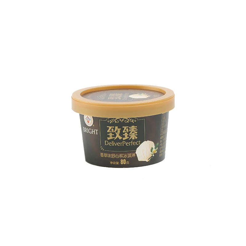 Recycled Material Brown White Kraft Shipping Paper Ice Cream Tubs 5 Lite Hot Sale