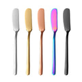 304 Stainless Steel Butter Knife Cheese Spreader Knives for Kitchen Restaurant Party Breakfast Condiments Use