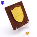 UK Zinc Alloy Gold Plated Quidditch Pin Sport Enamel-pin-manufacturer With Backing Cardboard