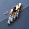 5ml Square Shape Empty Plastic ABS Lip Gloss Tube Makeup Packaging with Brush  Lipstick Liquid Cosmetic Container