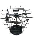 Black Wire Metal Boutiques Merchandise Hanging Items Table Top Spinner Display Racks for Counter Top Trade Show
