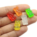 Sweet Miniature Gummy Bear Candy Figurine Flatback Resin Cabochons for Earring Charms