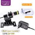 Set 26*105 Waterproof 130mw 5V Adjustable Red Laser Beam Module Locator Green Laser Line Positioner for Stone Cutting Machine