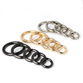 Round Snap Hook O-ring Spring Door Buckle Handbag Buckle Round Spring Carabiner for Keychain Woman Bag Accessories