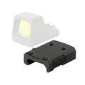 Ohhunt Low Profile Optic Mounting Plate Hard Coat Anodized Red Dot Mount Compatible for RMSc Footprint