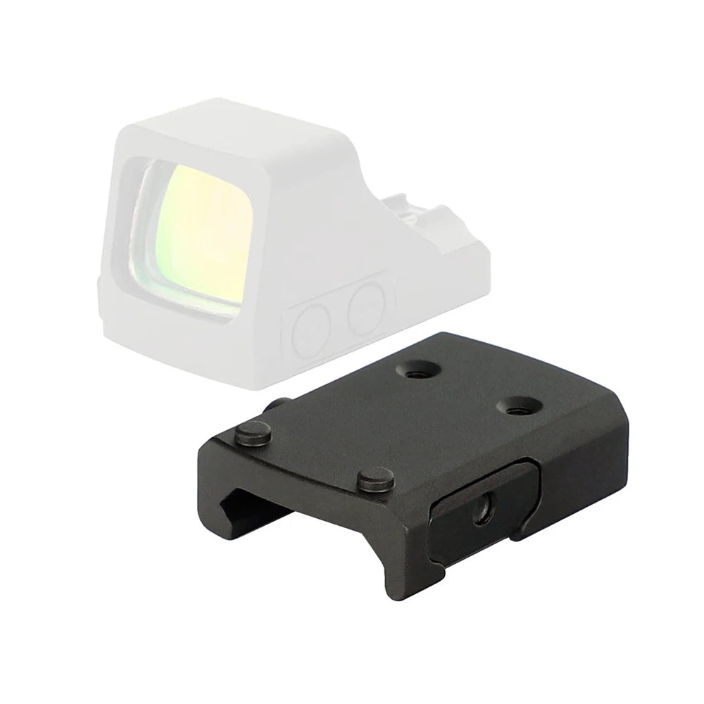 Ohhunt Low Profile Optic Mounting Plate Hard Coat Anodized Red Dot Mount Compatible for RMSc Footprint