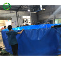 Guangzhou LVJU Custom Fish Pond Liner 10000L 8000 Liter Circle Tarpaulin Fish Tank Shrimp Pond