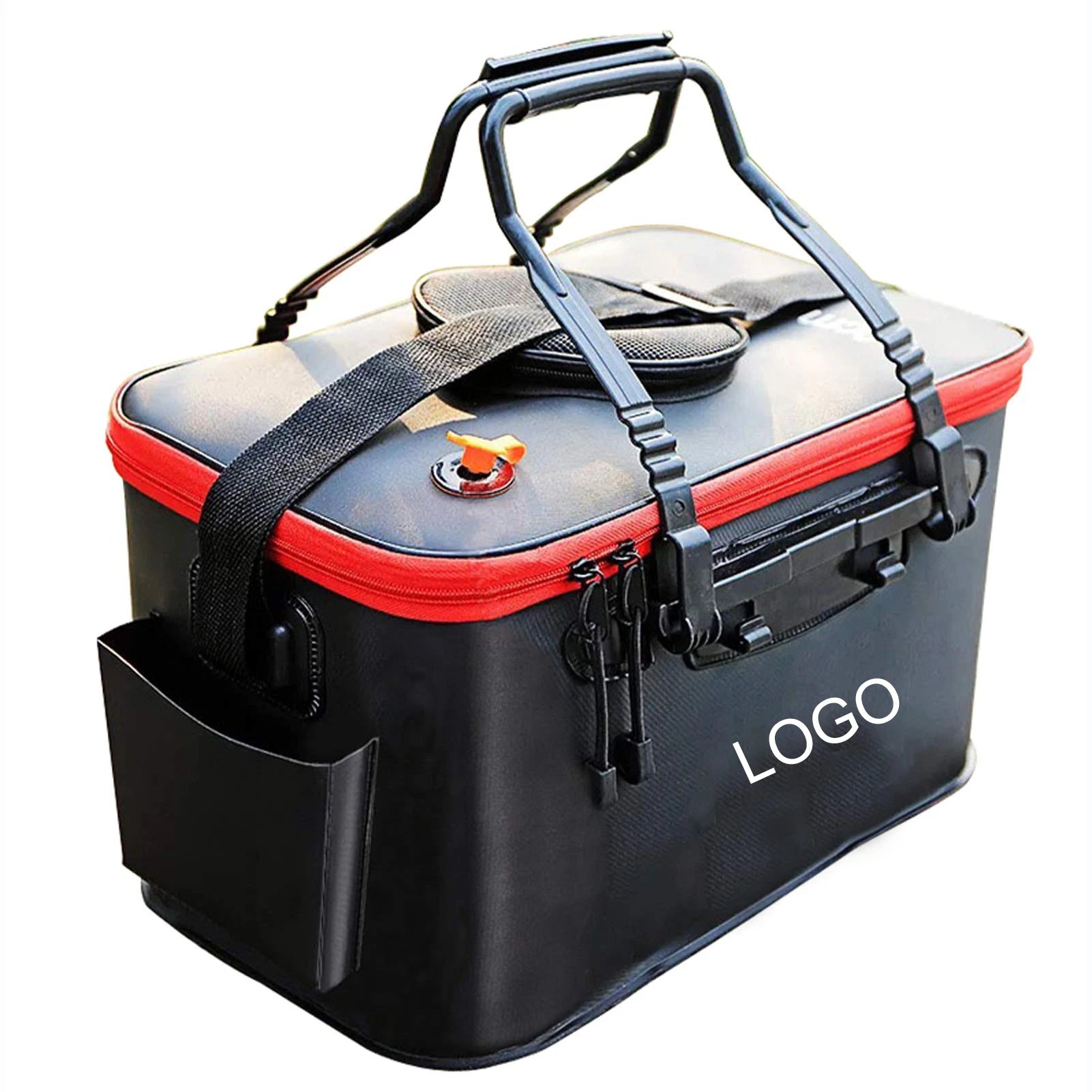 23L Fishing Foldable Fish Bucket Container Multi-Functional Live Outdoor EVA Fishing Bag Keep the Bait Fresh Fish Catch Alive