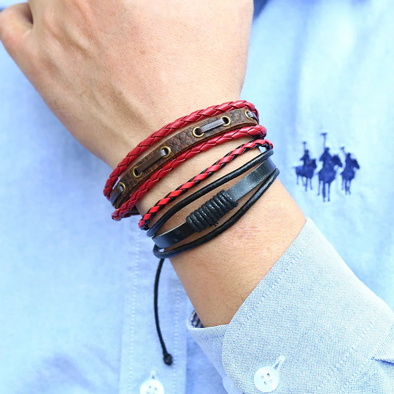 Trendy Bohemian Women Fashion Boho Bangle Bracelet Sets Multi Stacked