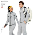 Customization Tech Fleece Windproof Warm Elastic Jogging Fitness Training Wear Men's Sets