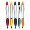 Plastic Ball Pen with Highlighters Nite Writer Pen Custom Logo Promotional Multi Color 2 in 1 Sports JR Ballpoint Pen 12g CN;ZHE