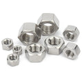 M5 M6 M8 M10 M12 M14 M16 M18 M20 DIN934 A2 Stainless Steel 304 316L Coarse Fine Thread Hexagon Nuts