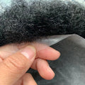 In Stock Afro Men Toupee All V Loop Poly Skin PU Replacement Systems Hairpiece 100% Human Hair Afro Toupee for Black Men