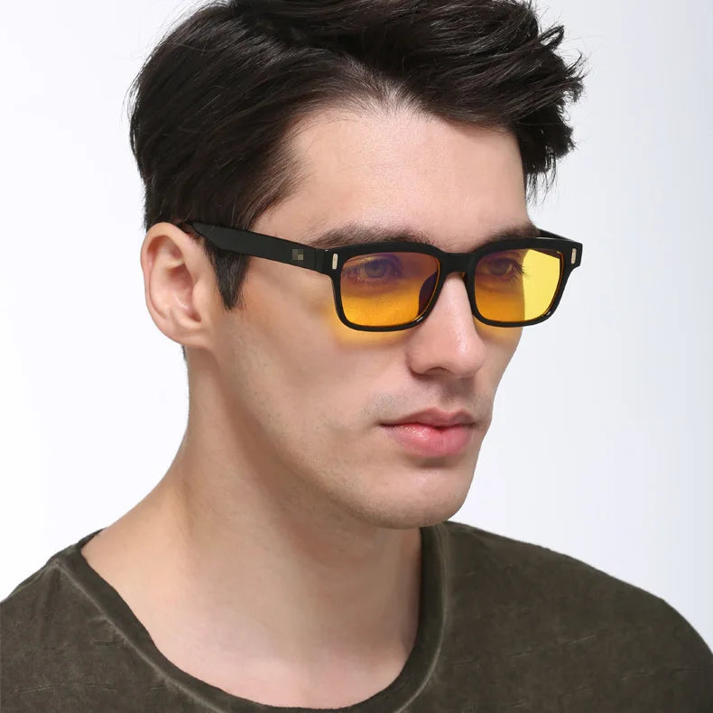 Optical Aanti-blue Light Glasses for Computer Reading Night Vision Driving Eyeglasses Frames Designer Glasses Famous Brands Men MegaBDM