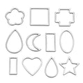 Cheap Price Wholesale Stainless Steel DIY Jewelry Moon Star Heart Cross Shape Charms for DIY Necklace Bracelet