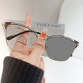 Metal Cat Eye Eyeglass Optical Fashion Computer Glasses Anti Blue Light Photochromic Glasses Spring Hinge for Eyeglass Frames