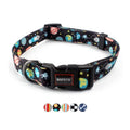 2025 Custom Luxury Pet Dog Collars Top Adjustable Heat Transfer Design Personalized Logo Nylon Polyester Material Ribbons