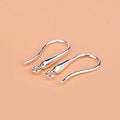 Wholesale Solid 925 Sterling Silver Ear Wire Hooks U Ear Hooks for Diy Pendant Earrings Ear Hook Accessories