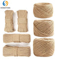1mm-20mm Natural Jute Braided Rope Hemp Cord for Apparel & Garment Accessories