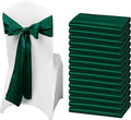 Wedding Party Decor Green Chair Sashes Scene Decoration Back Flower Bow Green Color Ding Silk Scarf Chair Ribbon Chair Streamers