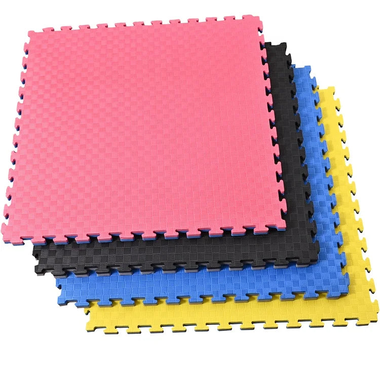 Home Floor Tile Mats Luxury Indoor Memory EVA Wood Grain Sport Foam Bath Mat