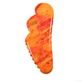 Fashion Design Natural Jagged Mookaite Jasper Guasha Board Facial Tool Stone Gua Sha Wing Shape