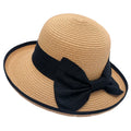 2023 Hot Sale Sunshade Straw Hat for Women's Fashionable and Elegant Bow Top Hat