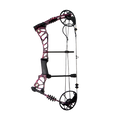 KAIMEI 220 Compound Bow 40-60 LBS Adjustable Red Camo Magnesium Aluminum Alloy & Carbon Fiberfor Hunting & Target Practice