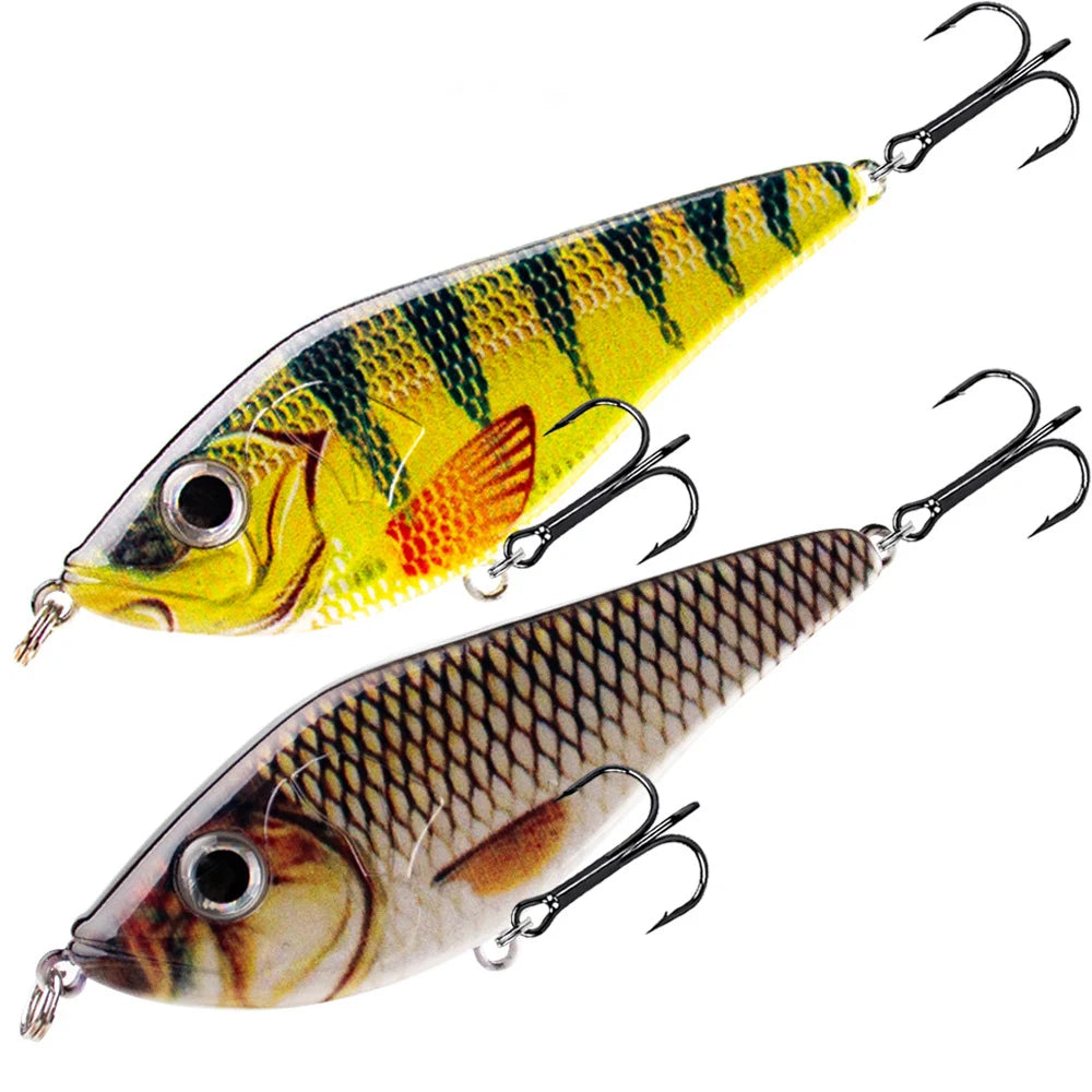 WEIHE 7.5cm 13.5g 10Colors Artificial Hard Fishing Lure ABS VIB Bait Lifelike Jerkbait Wobbler Lures