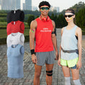 100% Polyester Running Tank Top Men Summer Mesh Breathable Gym Singlet Reflective Workout Vest for Men