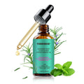 YURHERSU Organic Nourishing Shine Smoothing Rosemary Mint Castor Oil Hair Essential Oil Hair Growth Oil 50ml