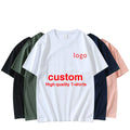Factory New Product 100% Cotton Heavyweight 280 Grams t Shirts Custom Color Round Neck Oversized Embroidered logo Women Tshirt