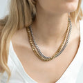 EManco Men's Cuban Link Chain Necklace Stainless Steel Women Choker Colar Hip Hop Punk Jewelry 2MM/3MM/4MM/6MM/8MM