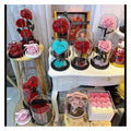 Customized Guests Souvenirs Wedding Gifts Preserved Roses Never Withered Luxury Wedding Gifts for Guests Eternal Rose Glass