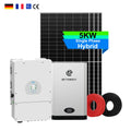 Bettenergy Complete 5kw 6kw 8kw 10kw Solar Panels 5000W Hybrid Solar Power 100ah Battery Storage Energy Home System