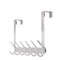 Heavy Duty Metal Over the Door Coat Rack & Towel Hooks-Eco-Friendly Multifunction Hanger for Bathroom/Entryway