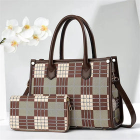 Designer Fashion Sling Women Waterproof Plaid Sale Cheap Price University Ladies Bags for Girls