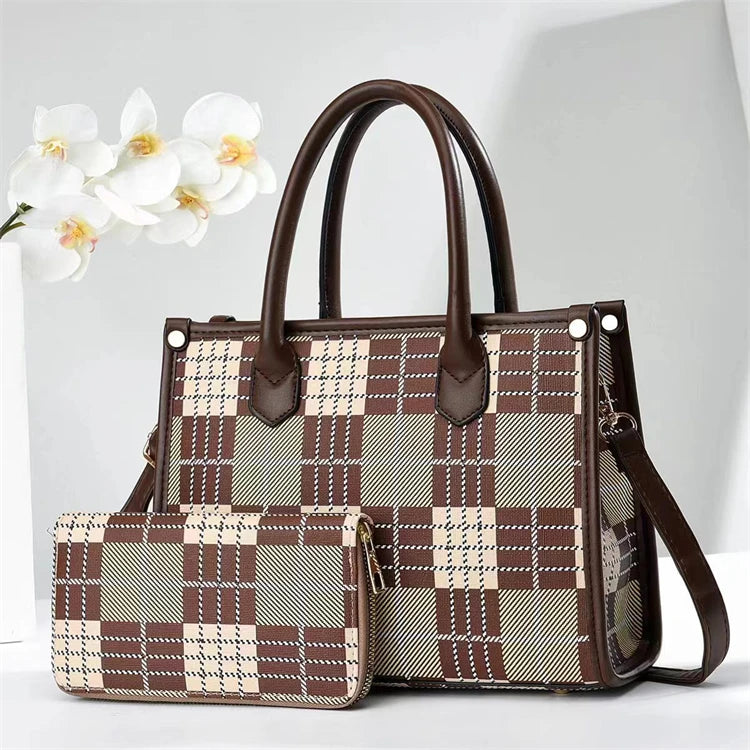 Designer Fashion Sling Women Waterproof Plaid Sale Cheap Price University Ladies Bags for Girls