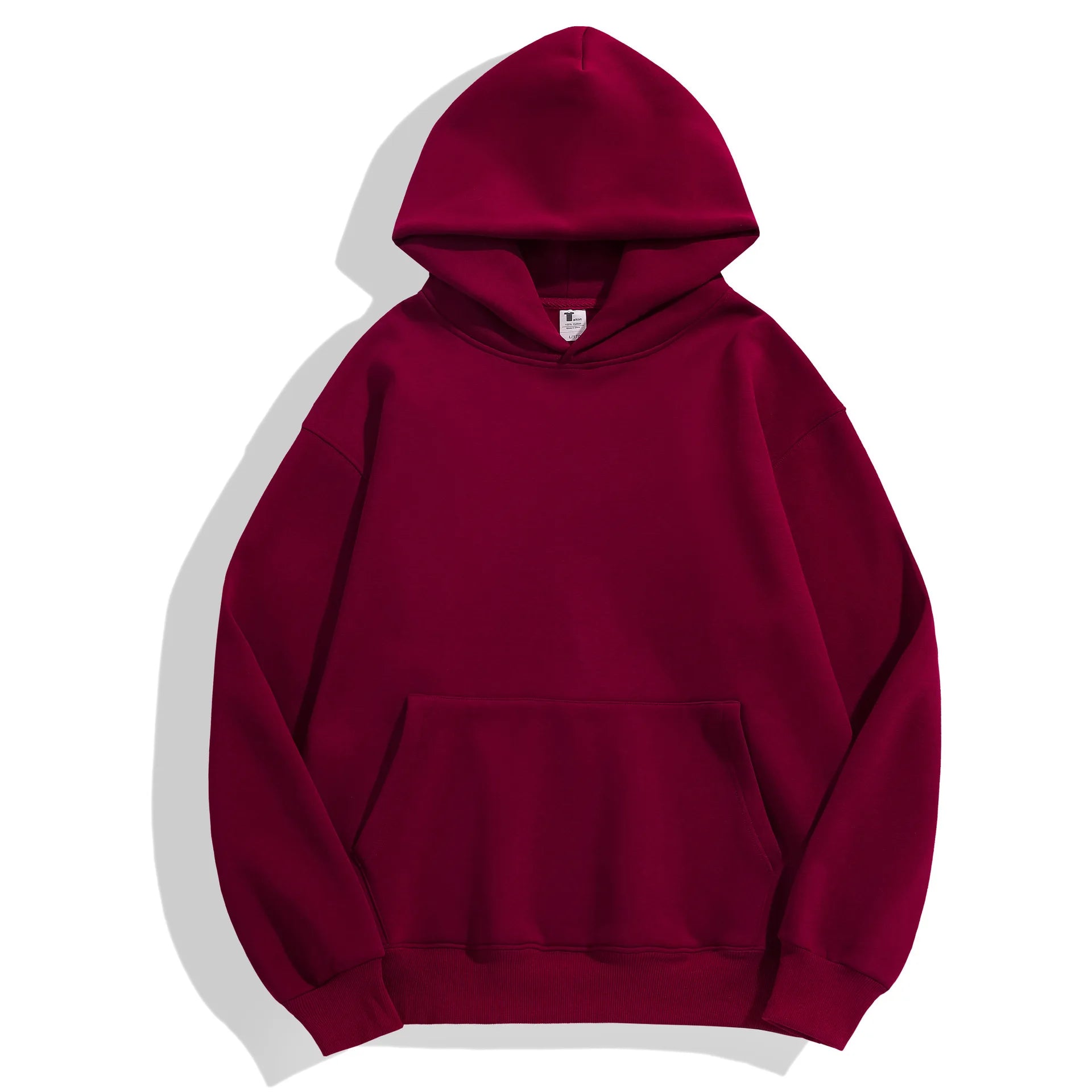 Men's Casual Oversized Puff Hoodie Customizable with Embroidery 3D Printing Spring Fashion Custom Clothing From Manufacturer