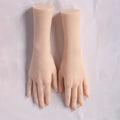 Highly Simulated Artificial Hand Model for Display Jewelry Photography Manicure Platinum Silicone Realistic Fake Hand Model