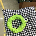 Cute Green Frog Eye Elastic Headband 1 Pack Spa Skincare Makeup Accessory for Women Fun Bathroom Set Gift