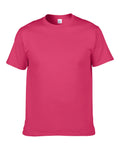 Custom Plus Size Polyester/Cotton Printed T-Shirts Men Women Unisex Casual Style O-Neck Short Sleeve Breathable Anti-Wrinkle
