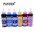 100ML T6731-T6736 T673 673 Refill Dye Ink Kits Compatible for Epson L800 L801 L805 L810 L850 L860 L1800 Inkjet Printer Ink