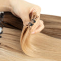 LeShine Hot Sale New Weft Hair Genius Weft Cuticle Aligned Seamless Genius Weft Russian Hair Extensions