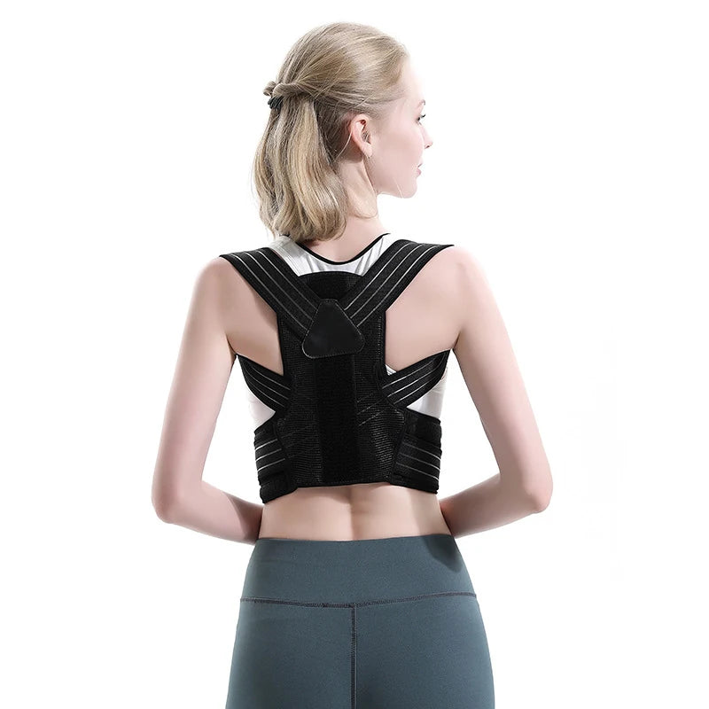 Posture Corrector for Women and Men to Adjustable Upper Back Brace for Clavicle Support and Providing Pain Relief