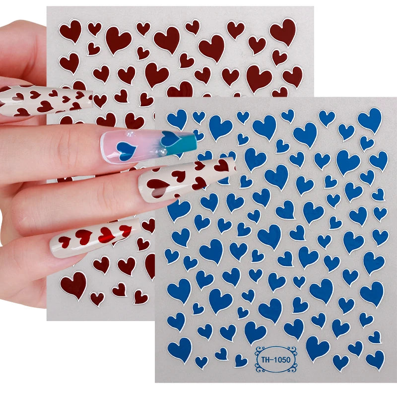 Manicure Accessories Beauty 2D Personal Care Nail Art Fashion False Nails Acrylic Nail Stickers