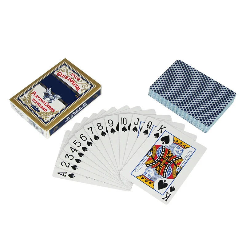 Cheap Price Binwang No.938 Little for Wide Edition Poker Landlord Baccarat Red & Blue Core Paper 55-Piece Color Box Poker Cards