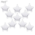 DIY Fillable Balls Clear Plastic Ornaments Balls Christmas Tree Ornament Bauble Decor Christmas Party Supplies-Star Shape SSD346